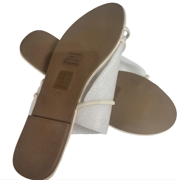 Journee Collection Tanaya Slide Sandals Off White 11 - Picture 7 of 7